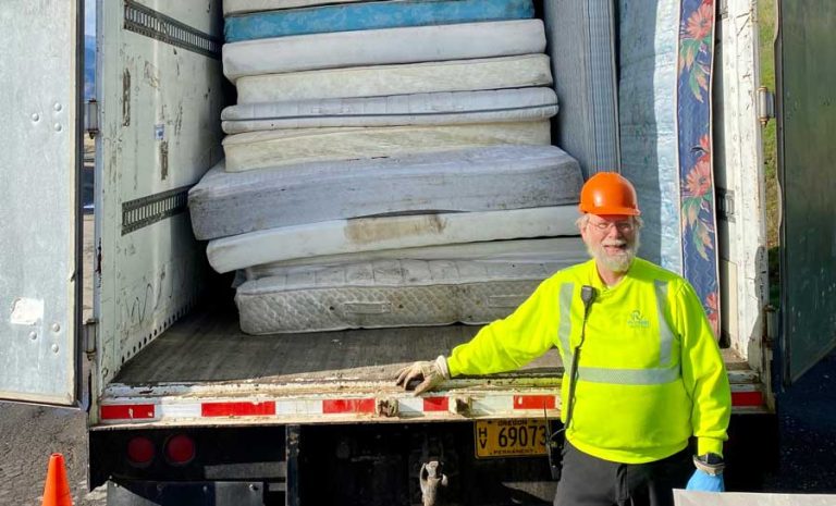 climate spotlight mattress recycling