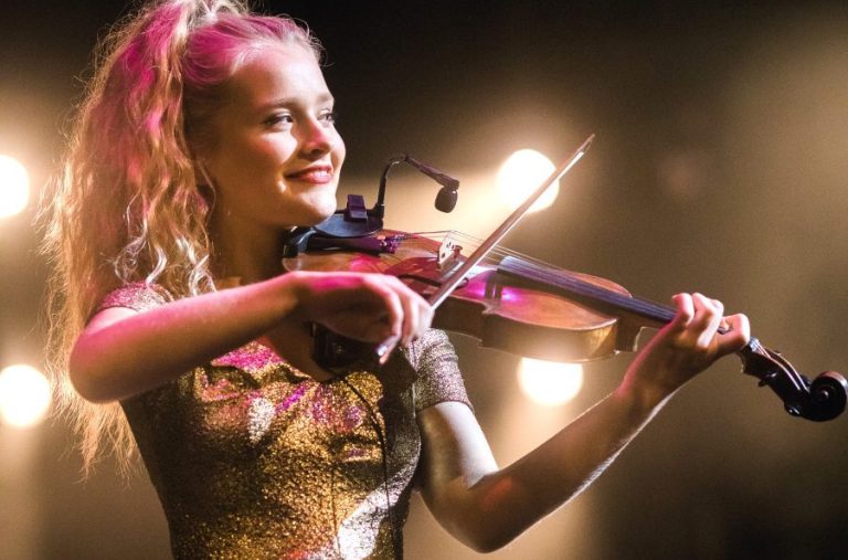 Riverdance star fiddler Haley Richardson will appear along with Riverdance lead dancer William Bryant at an American Band College concert July 4 at Ashland High School Stadium. Another ABC concert will be performed June 26 at AHS Mountain Avenue Theater.
