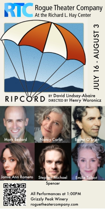 Rogue Theater Company Ripcord Grizzly Peak Winery Ashland Oregon