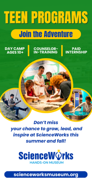 ScienceWorks Hands-on Museum Teen Programs Day Camp Ashland Oregon