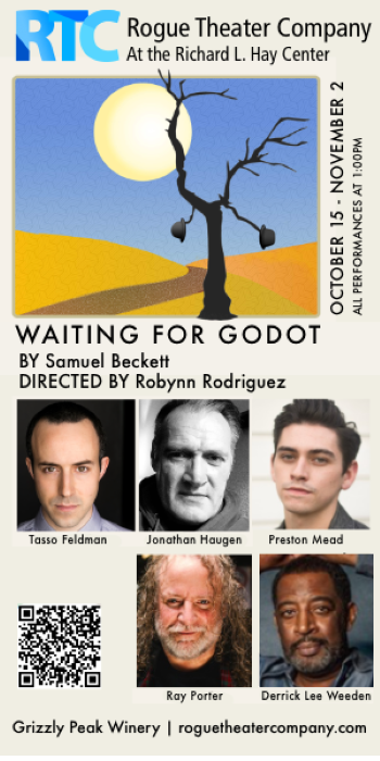 Rogue Theater Company Waiting for Godot Grizzly Peak Winery Ashland Oregon