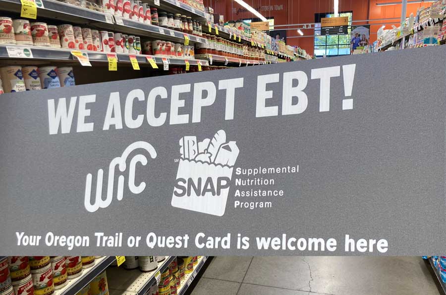 More than 750,000 Oregonians rely on SNAP, which will currently be cut off November 1. Oregon Journalism Project image by Khushboo Rathore