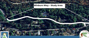 A more than half of a mile stretch of Winburn Way is the subject of a study by the Ashland Parks & Recreation department to improve safety. Ashland Parks & Recreation Commission image