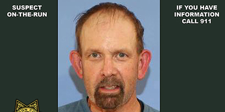Billy Dean Gregory, 55, of O’Brien, remains at large as of 4 p.m. Monday, Dec. 29. Gregory allegedly stole three vehicles while leading law enforcement on a high-speed pursuit that began in Josephine County, according to authorities. He was last seen in Talent, near Colver Road. Courtesy photo.
