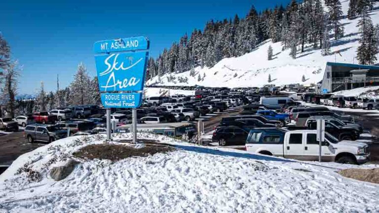 The Mt. Ashland Ski Area is due to open Monday, Dec. 29, for the 2025-2026 season, a little over two weeks later than its hoped-for opening on Dec. 13. Ashland.news file photo by Bob Palermini