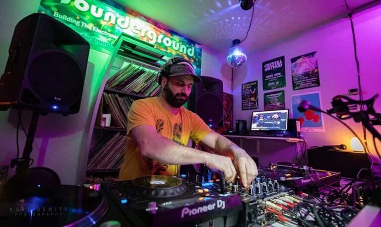 DJ Samuel Lawrence calls his tunes “blue collar beats,” avoiding the glam and decadence of some electronic artists in favor of raw, genuine music. Courtesy photo