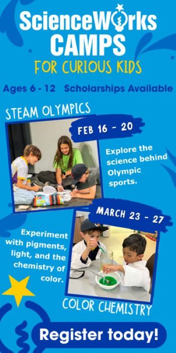 ScienceWorks Hands-on Museum Camps for Curious Kids Ashland Oregon