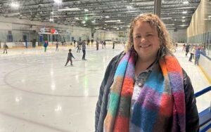 Helman Elementary teacher Kelly Martin said her class has participated in the annual field trip, which generally takes place at Ashland Rotary Centennial Ice Rink, for 16 years. Ashland.news photo by Holly Dillemuth
